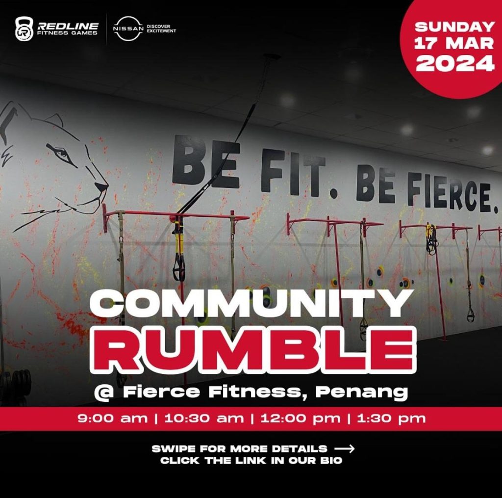 Redline Training – Push your limits this Sunday, March 17! Get ready for an intense, high-performance session designed to test your endurance and power. Are you up for the challenge?